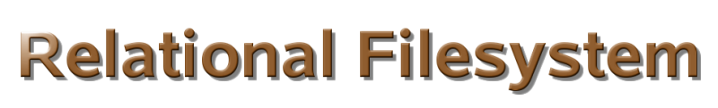 Relational Filesystem